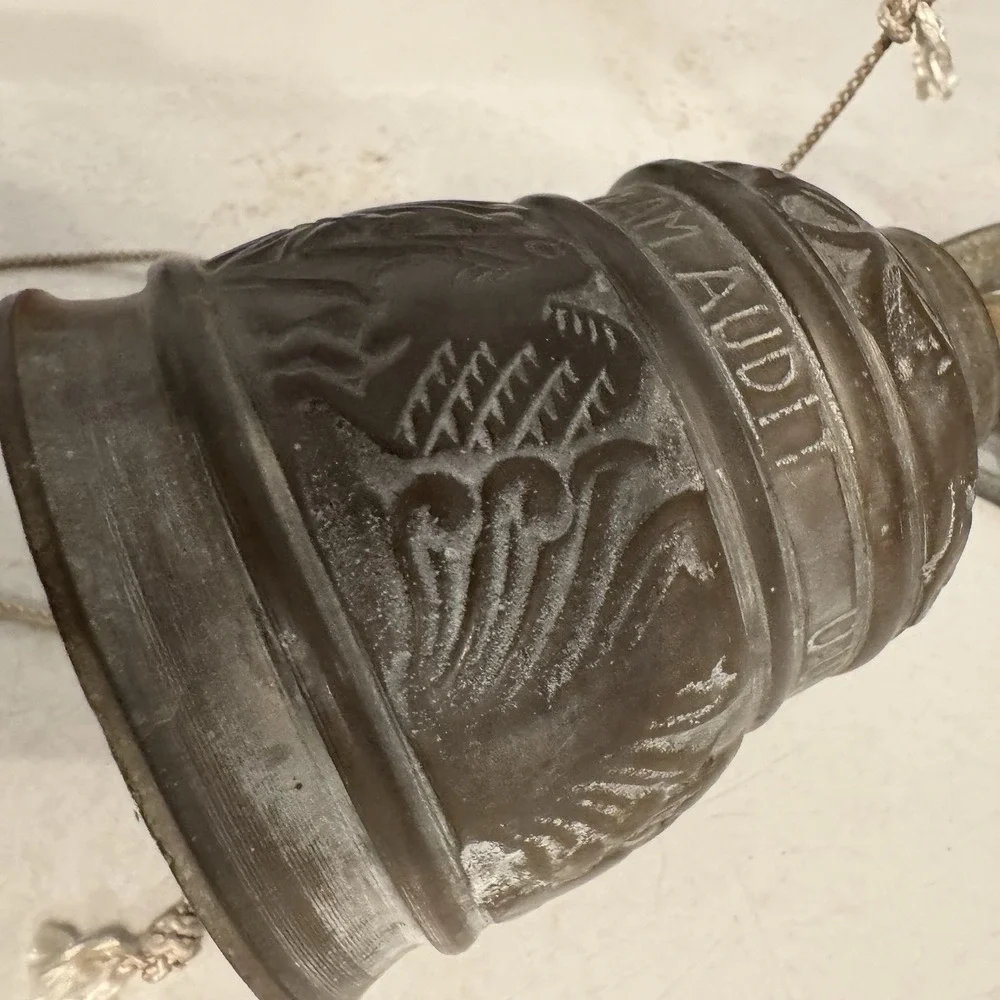 Vintage Brass Church Wall Bell‎ For Sanctuary & Sacristy Made In Tiawan